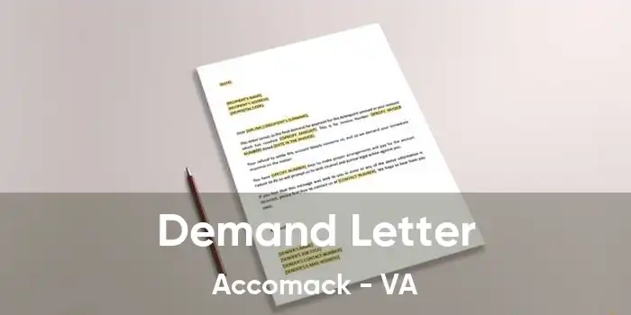 Demand Letter Accomack - VA