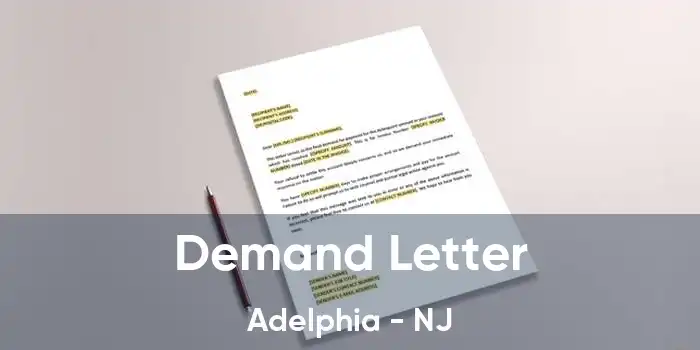 Demand Letter Adelphia - NJ