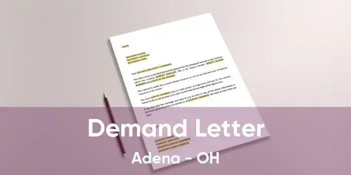 Demand Letter Adena - OH