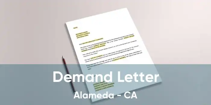 Demand Letter Alameda - CA