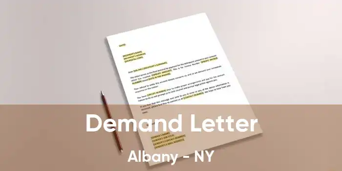 Demand Letter Albany - NY