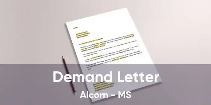 Demand Letter Alcorn - MS