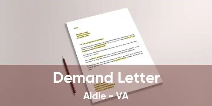 Demand Letter Aldie - VA