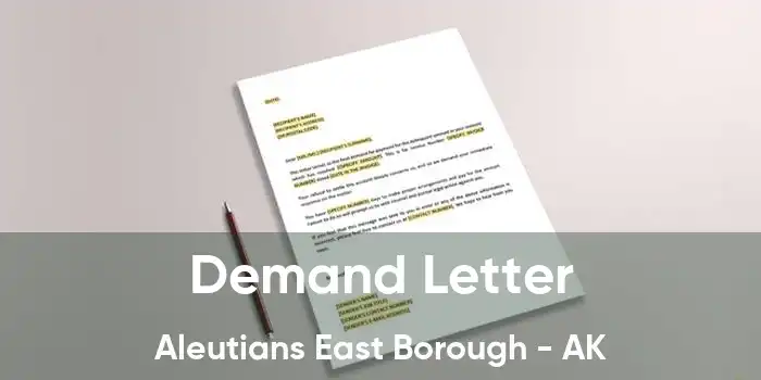 Demand Letter Aleutians East Borough - AK