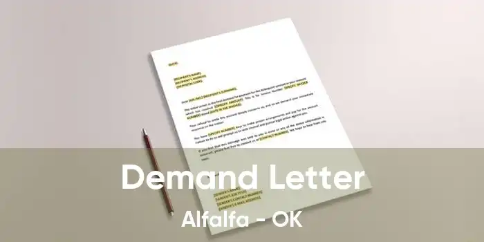 Demand Letter Alfalfa - OK