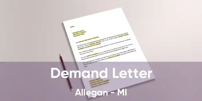 Demand Letter Allegan - MI