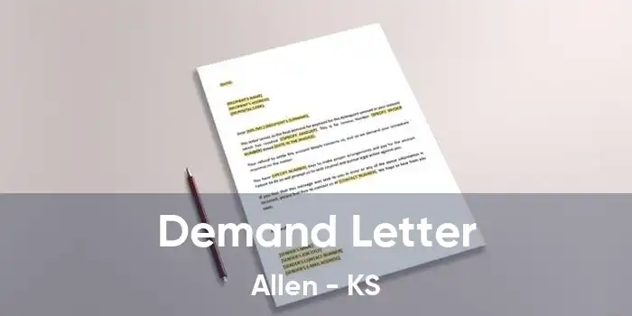 Demand Letter Allen - KS