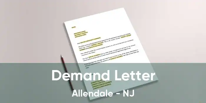 Demand Letter Allendale - NJ