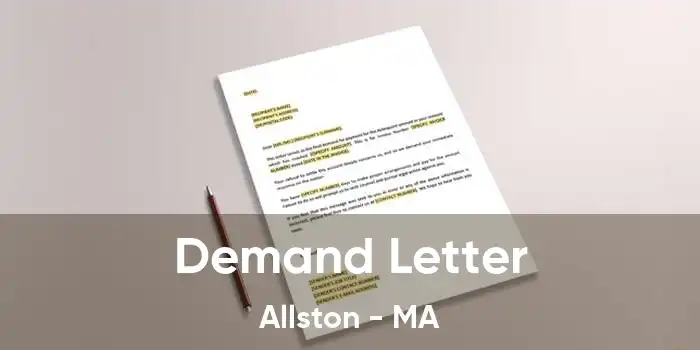 Demand Letter Allston - MA