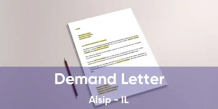 Demand Letter Alsip - IL