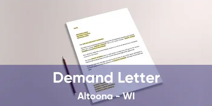 Demand Letter Altoona - WI