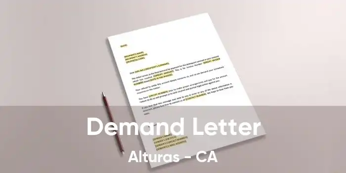 Demand Letter Alturas - CA