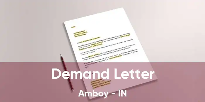 Demand Letter Amboy - IN