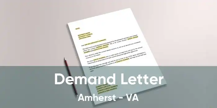 Demand Letter Amherst - VA