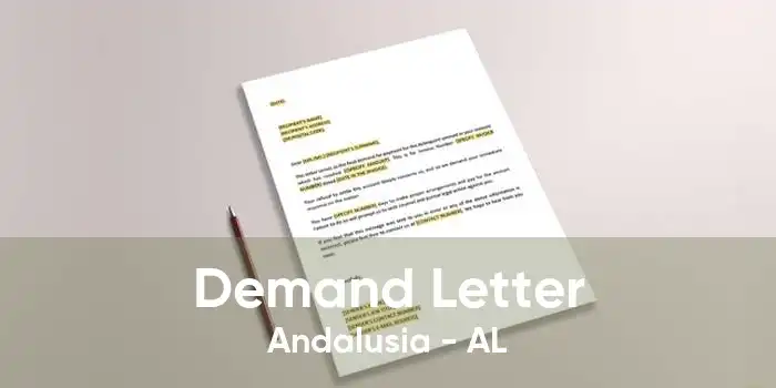 Demand Letter Andalusia - AL