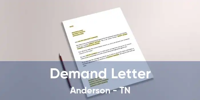 Demand Letter Anderson - TN