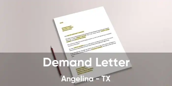 Demand Letter Angelina - TX