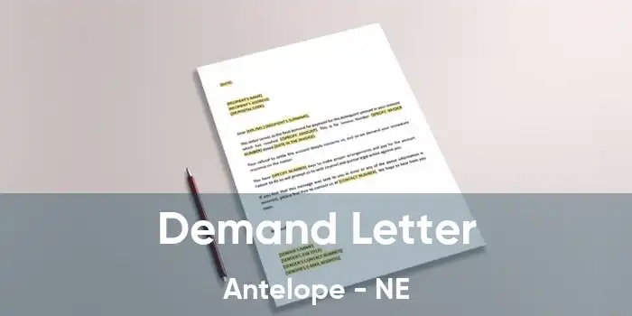 Demand Letter Antelope - NE