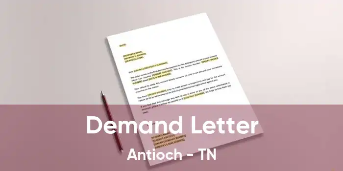 Demand Letter Antioch - TN