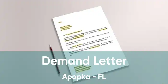 Demand Letter Apopka - FL