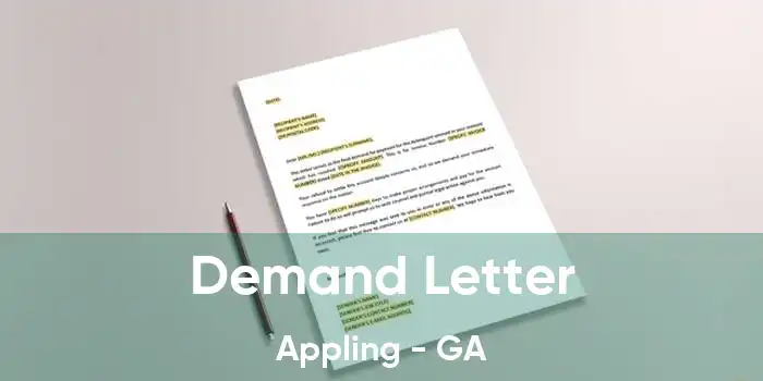 Demand Letter Appling - GA