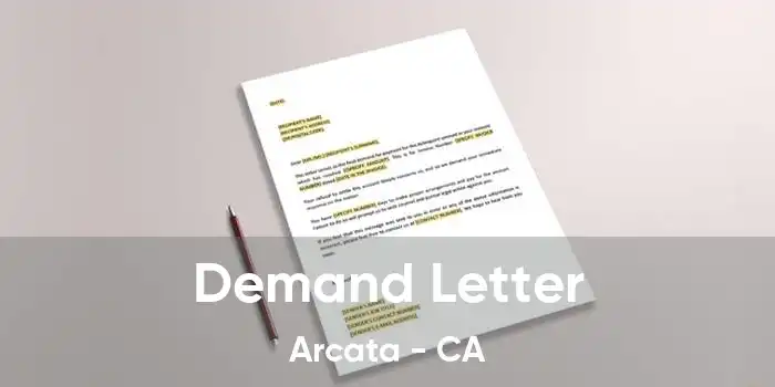 Demand Letter Arcata - CA