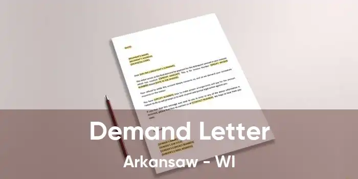 Demand Letter Arkansaw - WI