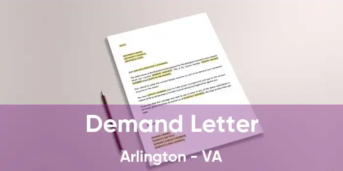 Demand Letter Arlington - VA