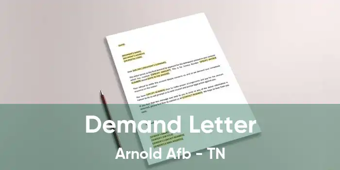 Demand Letter Arnold Afb - TN