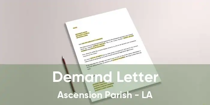 Demand Letter Ascension Parish - LA