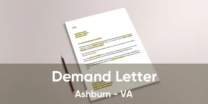 Demand Letter Ashburn - VA