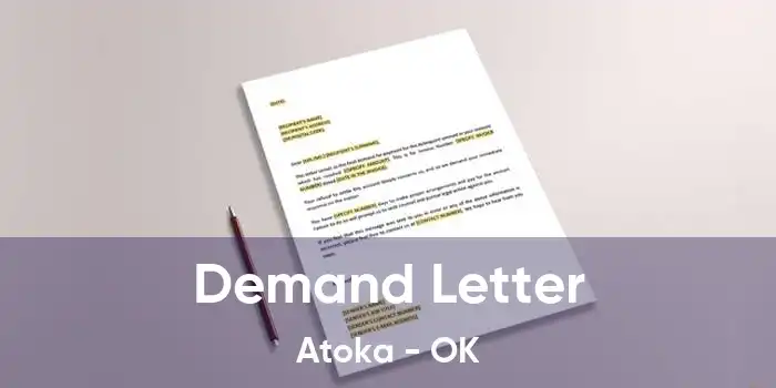 Demand Letter Atoka - OK