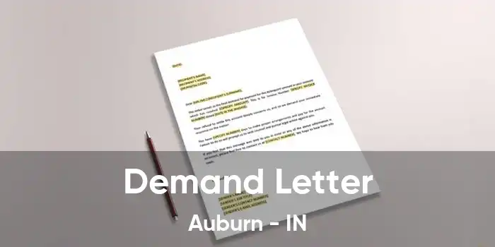 Demand Letter Auburn - IN