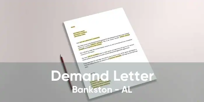 Demand Letter Bankston - AL