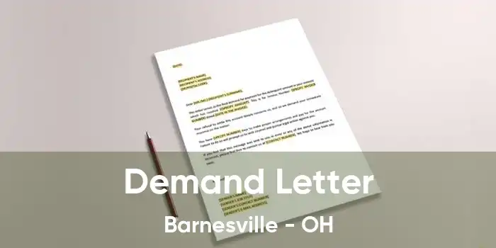 Demand Letter Barnesville - OH