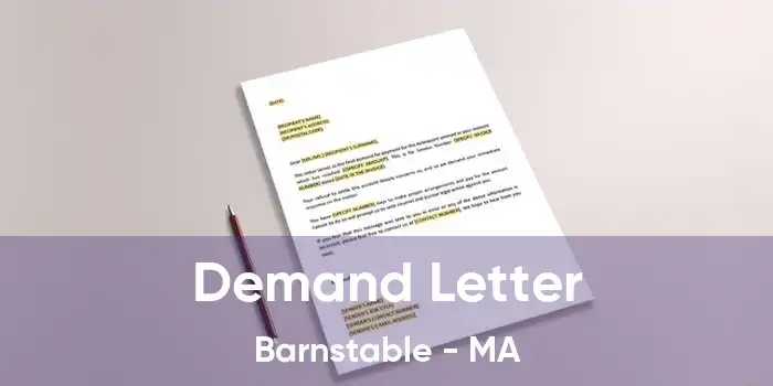 Demand Letter Barnstable - MA