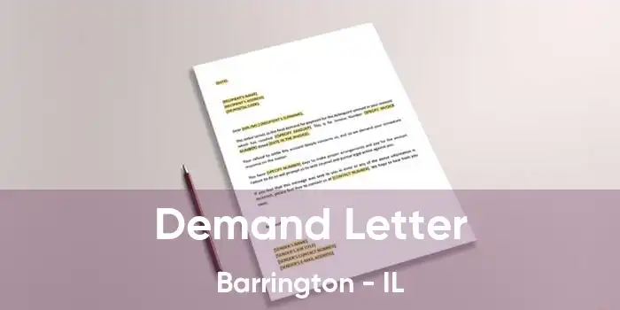 Demand Letter Barrington - IL