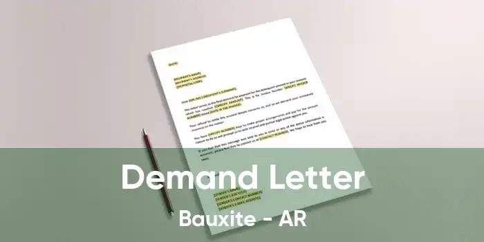 Demand Letter Bauxite - AR