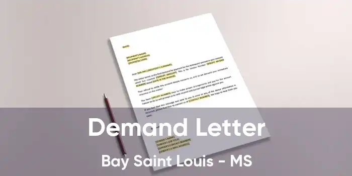 Demand Letter Bay Saint Louis - MS