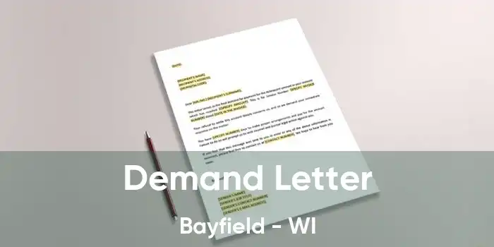 Demand Letter Bayfield - WI