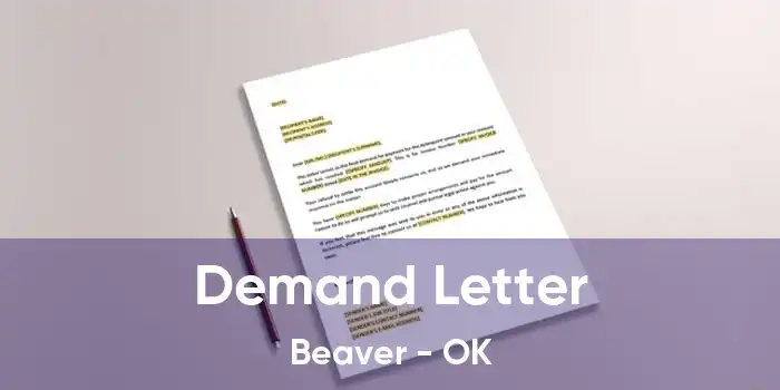 Demand Letter Beaver - OK