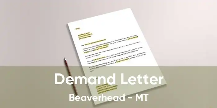 Demand Letter Beaverhead - MT