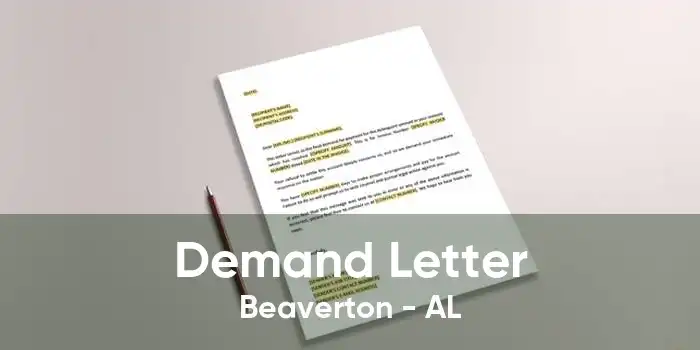 Demand Letter Beaverton - AL