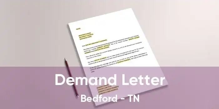 Demand Letter Bedford - TN