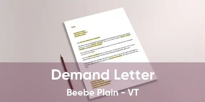 Demand Letter Beebe Plain - VT