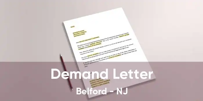 Demand Letter Belford - NJ