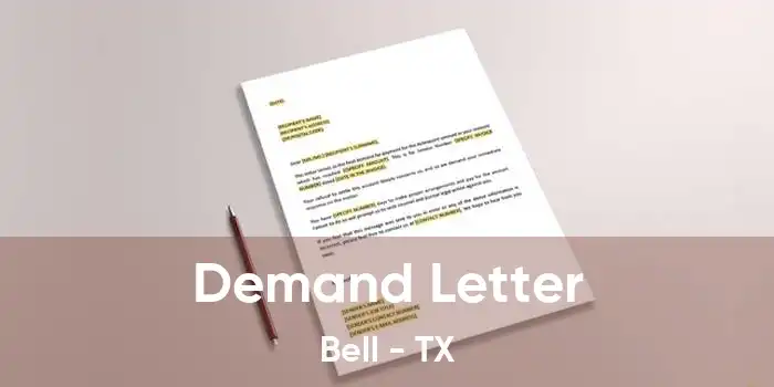 Demand Letter Bell - TX