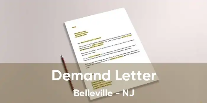 Demand Letter Belleville - NJ