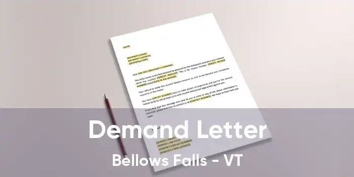 Demand Letter Bellows Falls - VT