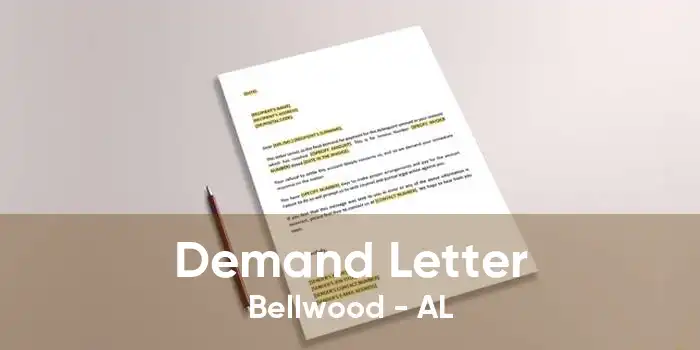 Demand Letter Bellwood - AL